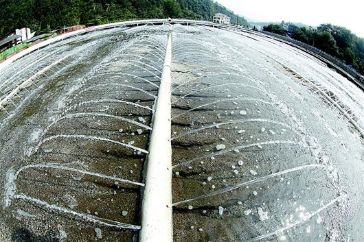 污水處理消泡劑走過(guò)的道路非?？部?，后面是幸福的